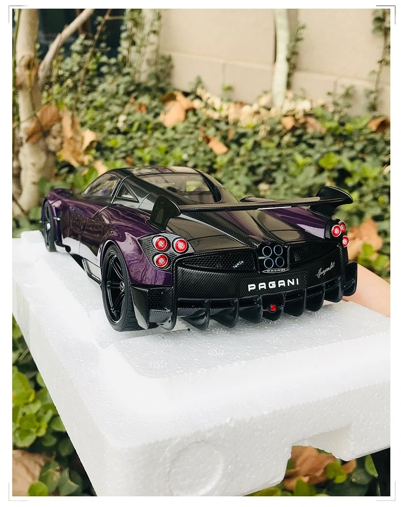 1: 18 Pagani Huayra Wind Son Huaya Bc Car Model Car Model Sports Car Collection Gift Purple