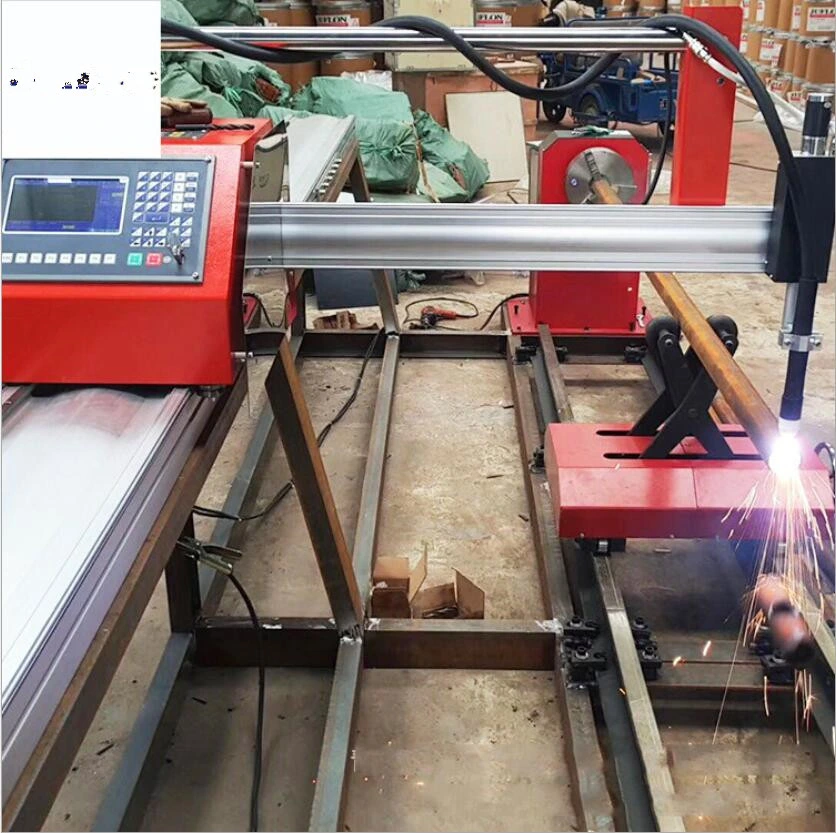 3D Pipe Cutting off CNC Portable Plasma Pipe Cutter/ Metal Pipe Profile Machine with Rotation