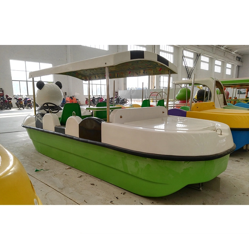 Children&prime; S Favorite Panda Electric Fiberglass Pleasure Boat for Hot Sale