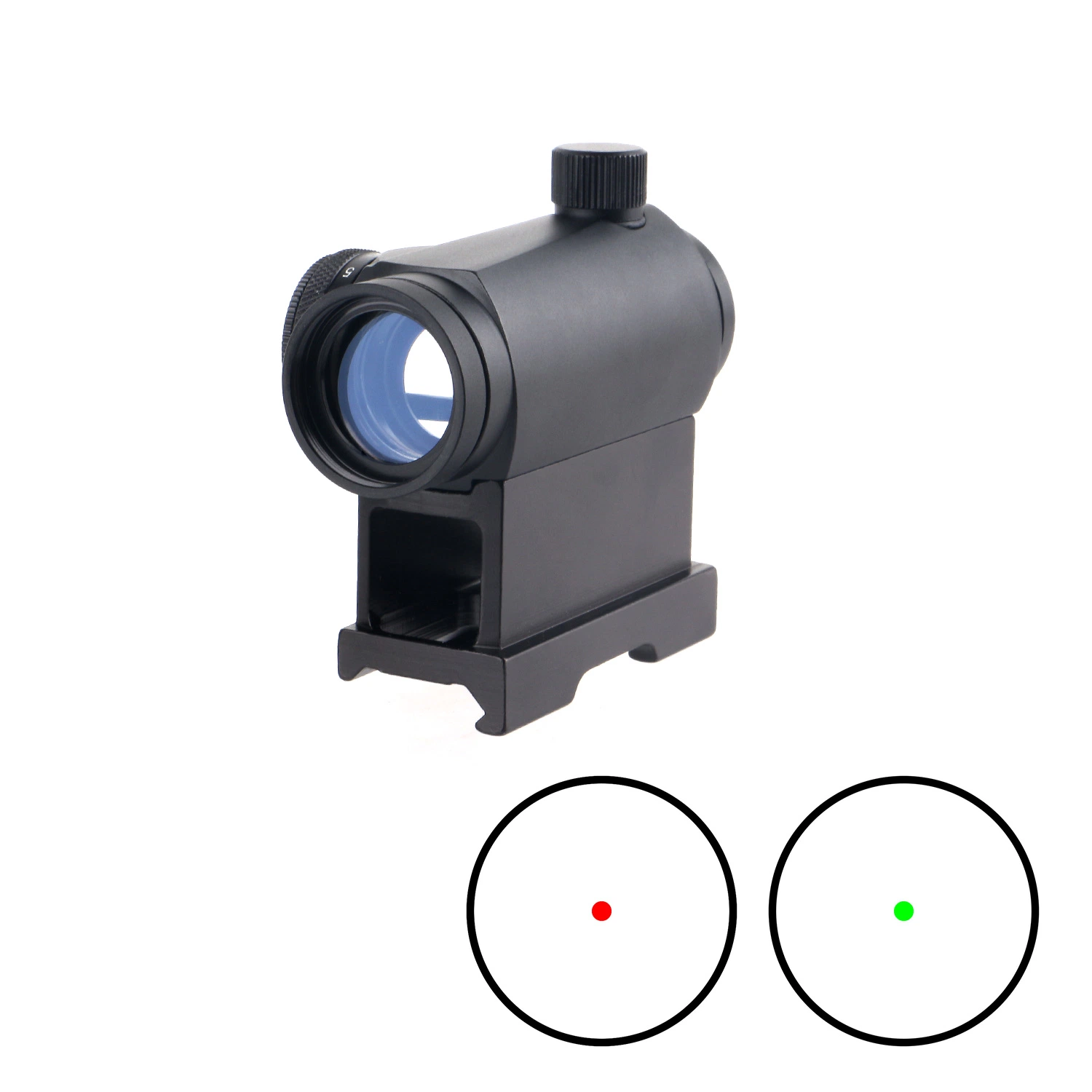 Mzj Optics QD montaje en altura 1X24 Red Green DOT Sight Alcance