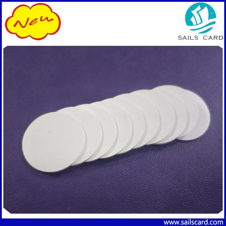 125kHz RFID Disc Tag PVC Coin Card for Time Attendance