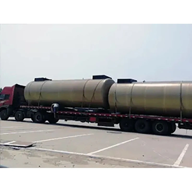 Factory Supply FRP Underground Petrol Diesel Tank for Fuel Gas Station