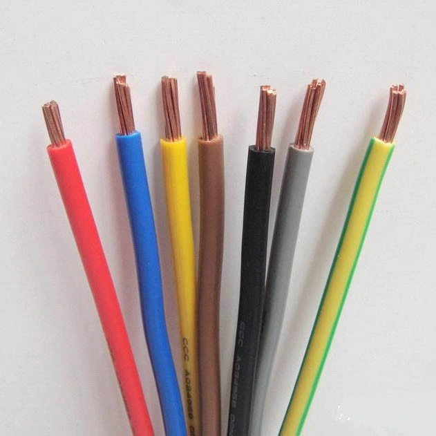 6AWG 8AWG Thw Copper PVC 600V Earth Cable Wire Electric Power Cable