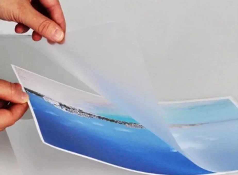 PVC Cold Laminating Film Frosted Photo Lamination Film Self Adhesive PVC Decorative Film