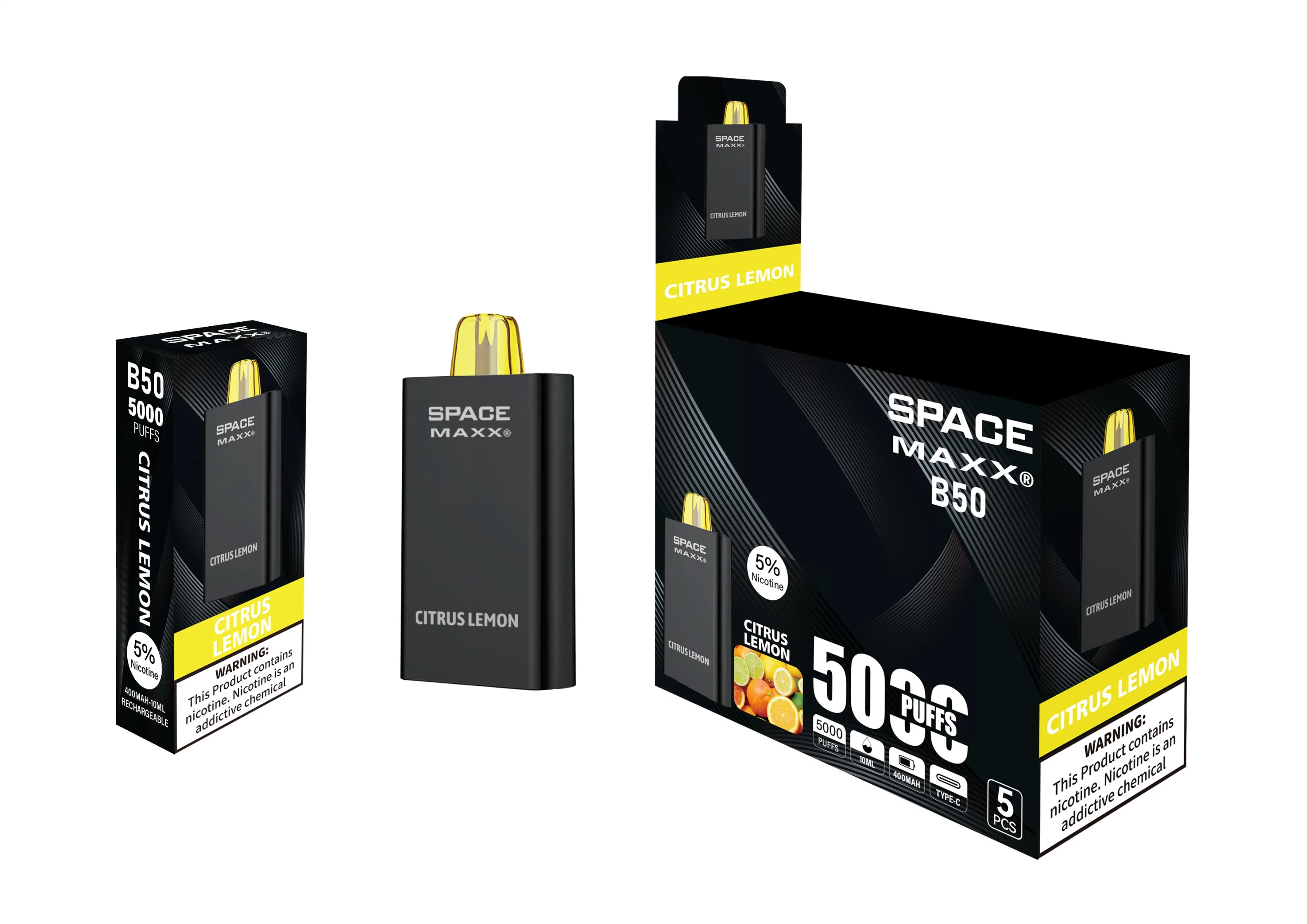 100% hohe Qualität untere MOQ Beliebte Modell Space Maxx B50 5000 7000 8000 9000 Puffs Einweg-Vape Pen Stil