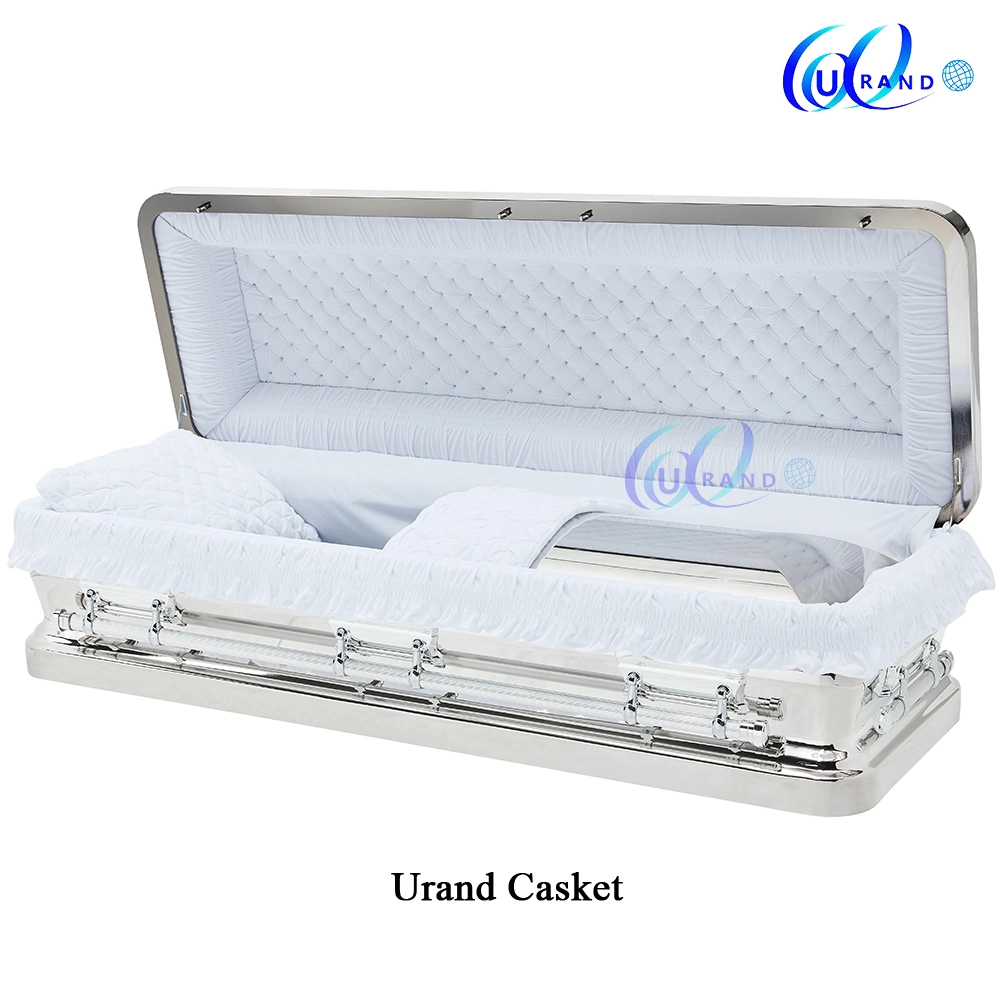 28'', Gasketed, Mirror Gold Mirror Metal Casket