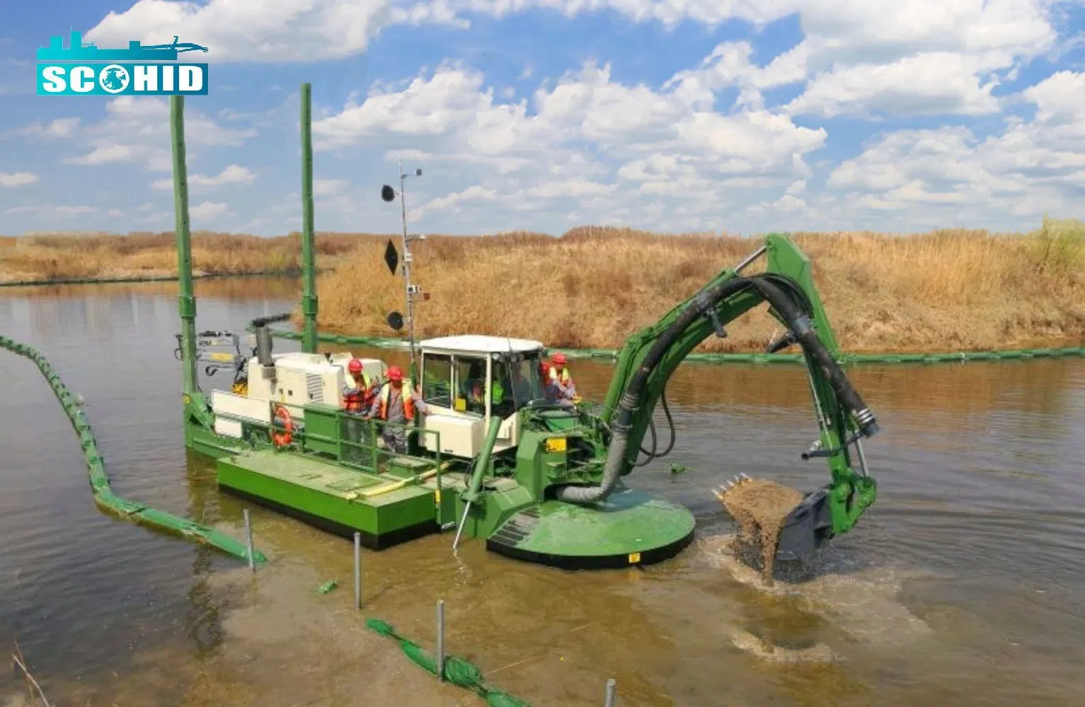 High Efficiency, Energy Saving Water Master Dredger Machine Amphibious Dredger Machine