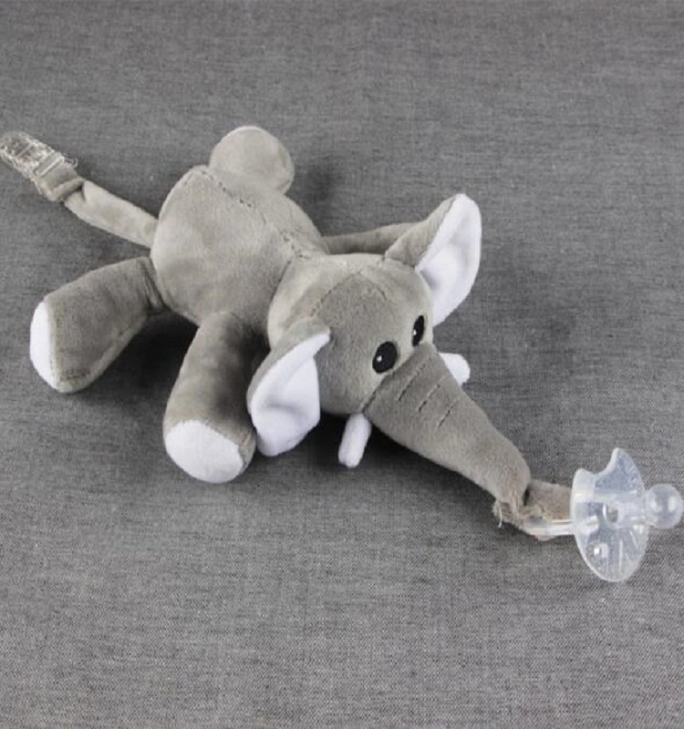 Plush Animal Baby Pacifier Toys