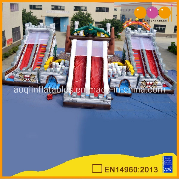 Giant Inflatable Dragon Slide Inflatable Funcity for Promotion (AQ01162)