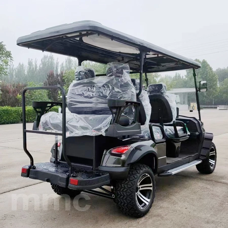 Mcpherson Suspension 6 Seater 48V/60V/72V Lithium Battery Solar Panels Electric Golf Cart