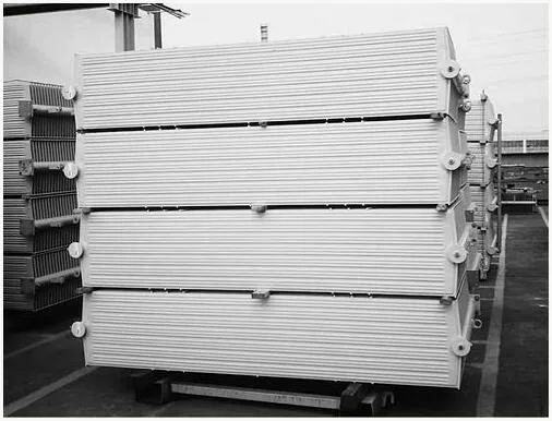 Steel Panel Electrical Transformer Fin Oil Cooling Heating System Angle Cutting Power Radiator