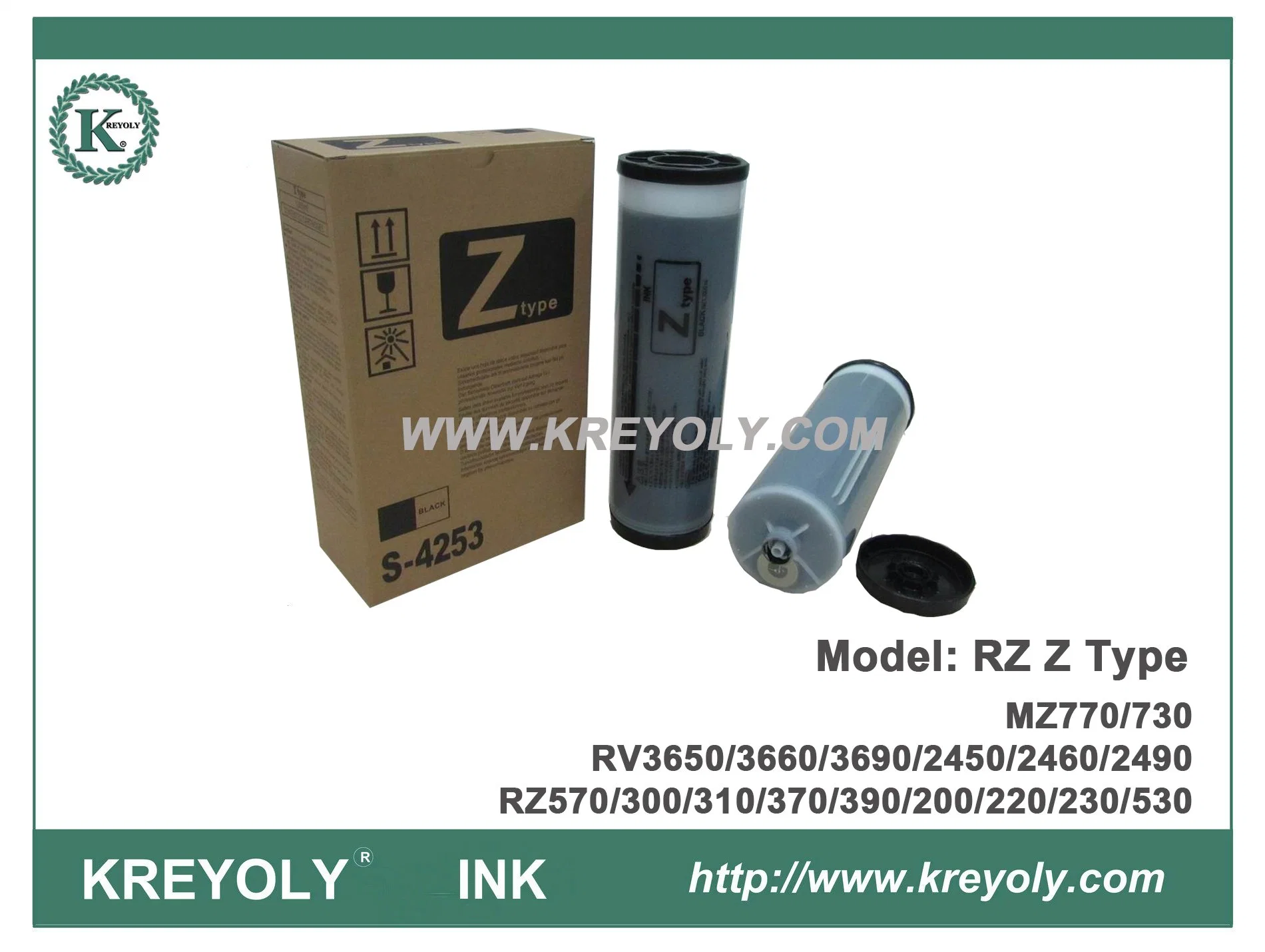 Digital duplicator ink, compatible RZ ink, Z type ink