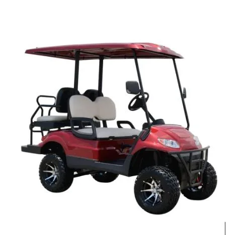 Carro de golfe elétrico elevado com LED Light de 617.2 g e controlador Curtis