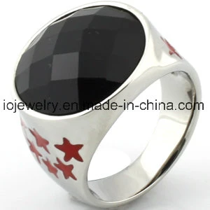 The Best Jewelry Gift for Father Star Rings with Black Agate