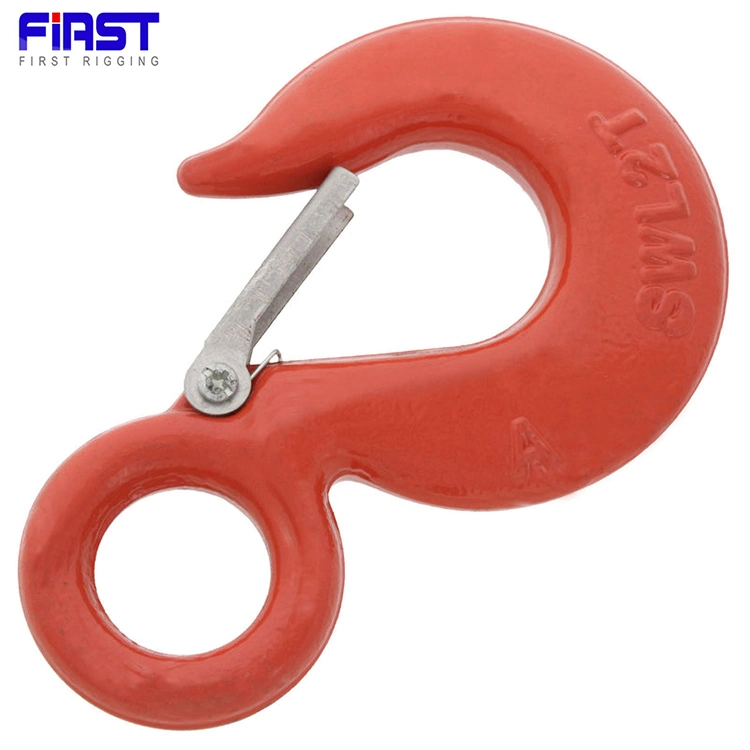 Drop Forged Us Type 320c Steel Eye Lifting Hook with Safety Latch