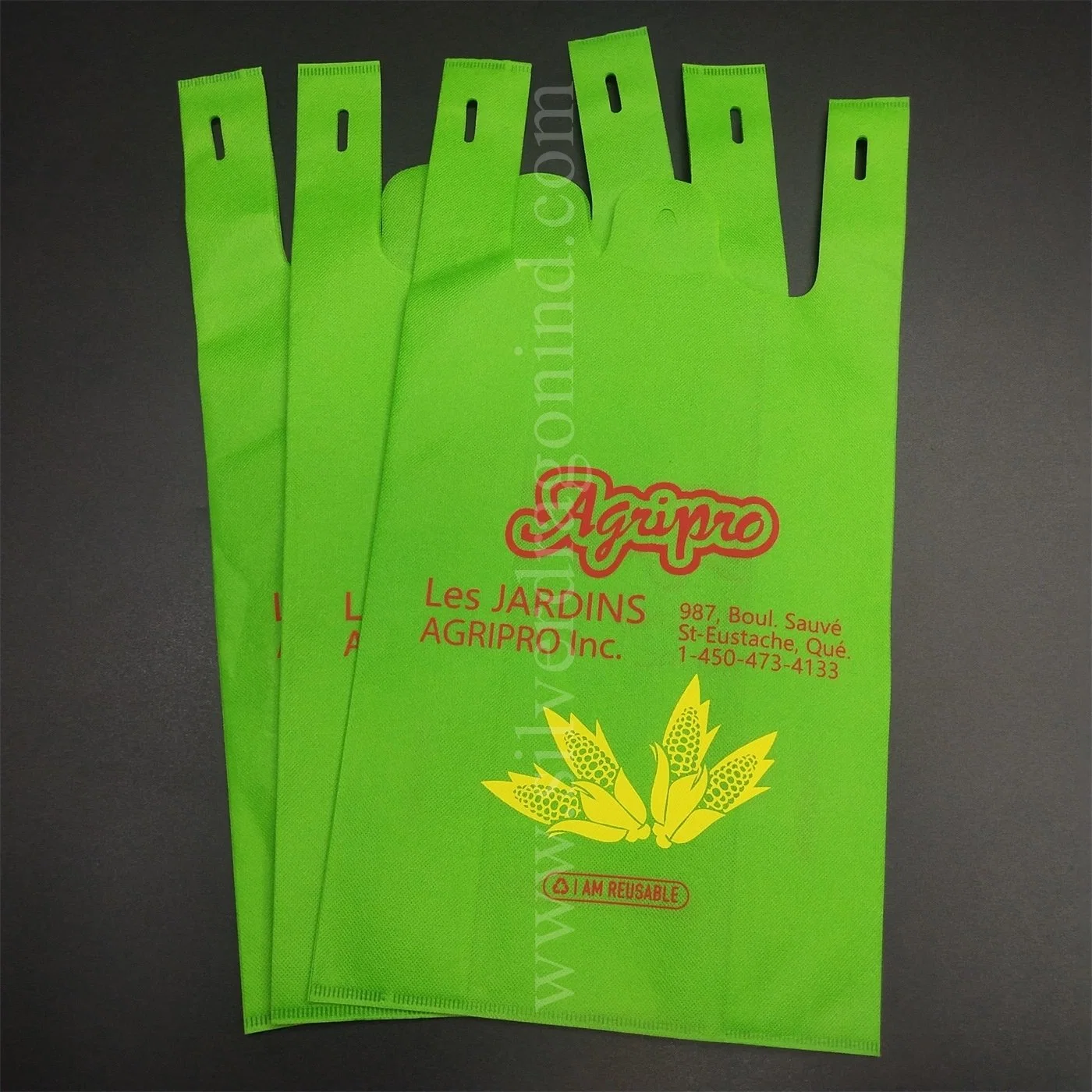 Custom Reusable Thicken Non-Woven Shopping Bags Carrier Bags