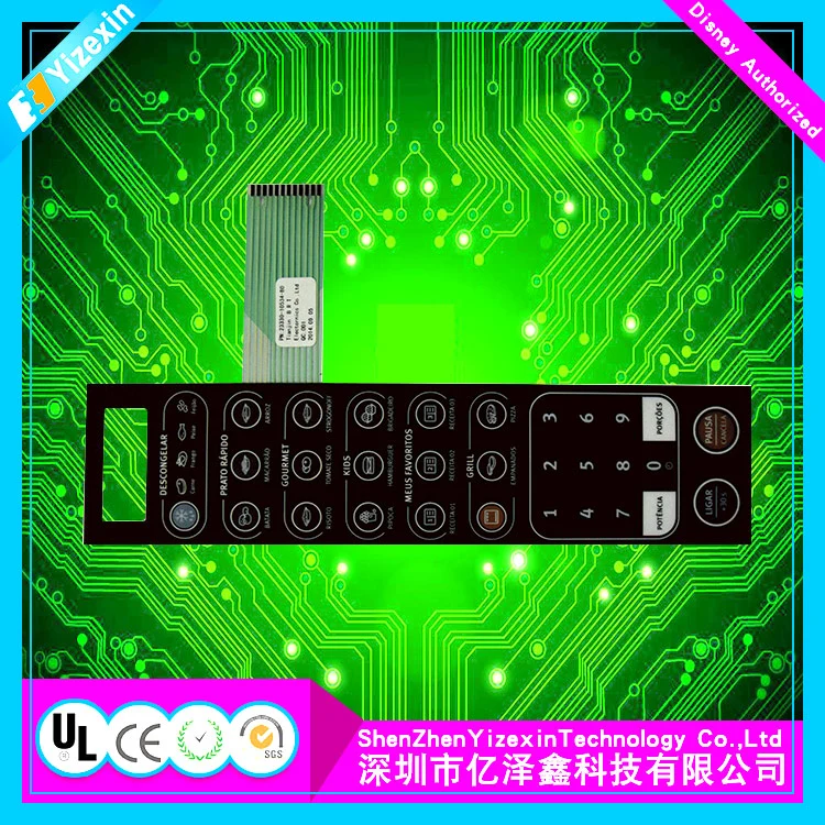 Lifetime Appliance Membrane Switch Touchpad for Oven