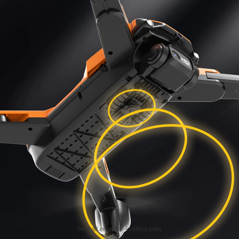 S8 Intelligent препятствием на пути избежания двойного Drone ESC HD АЭРОФОТОСЪЕМКИ RC самолеты складной самолет игрушка - черный