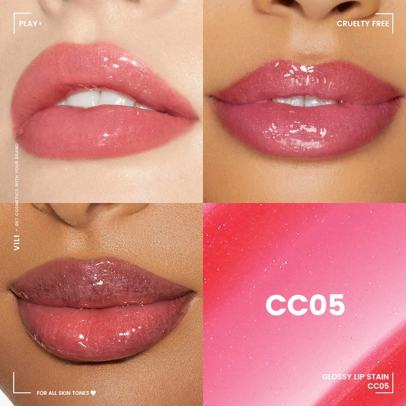 Hot Sale Colors Custom Logo Shimmer Makeup Lip Gloss Wholesale/Supplier Bulk Cosmetics