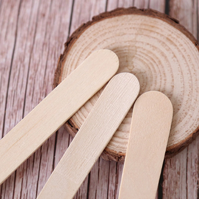 Eco-Friendly Disposable 160mm Birch Wooden Spoon