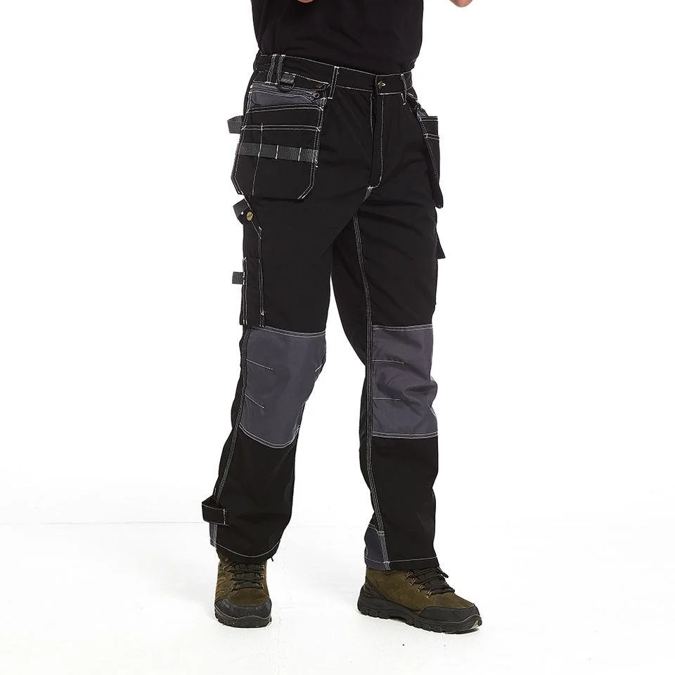 Custom Cotton Polyester Men Cargo Multi-Pocket Tactical Trousers Outdoor Hiking Work Pants