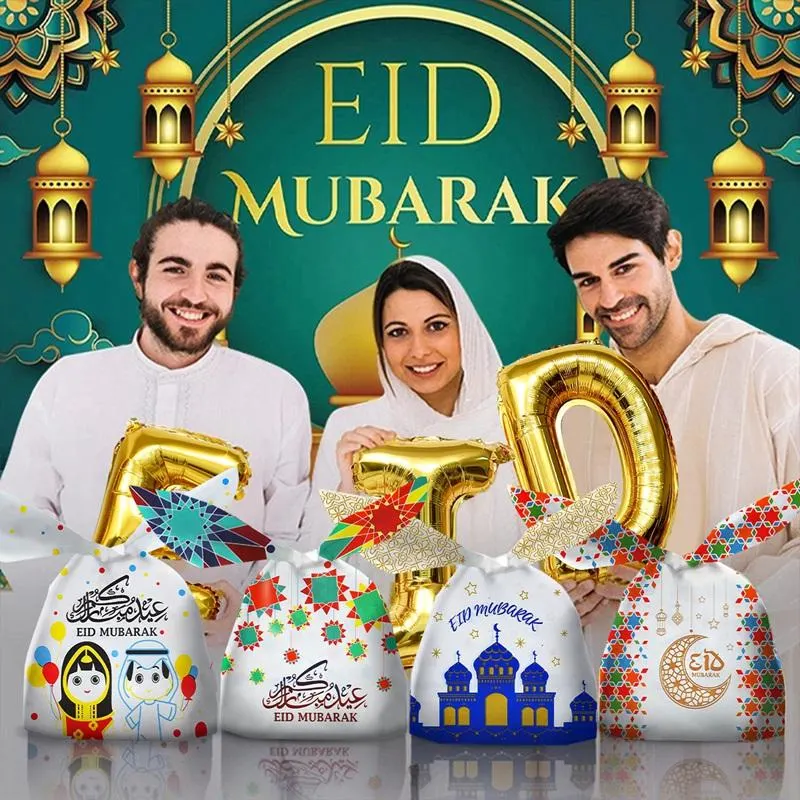 Ramadan Eid Moubarak papier musulman lapin boîtes cadeaux décorations de bonbons Fournitures de fête