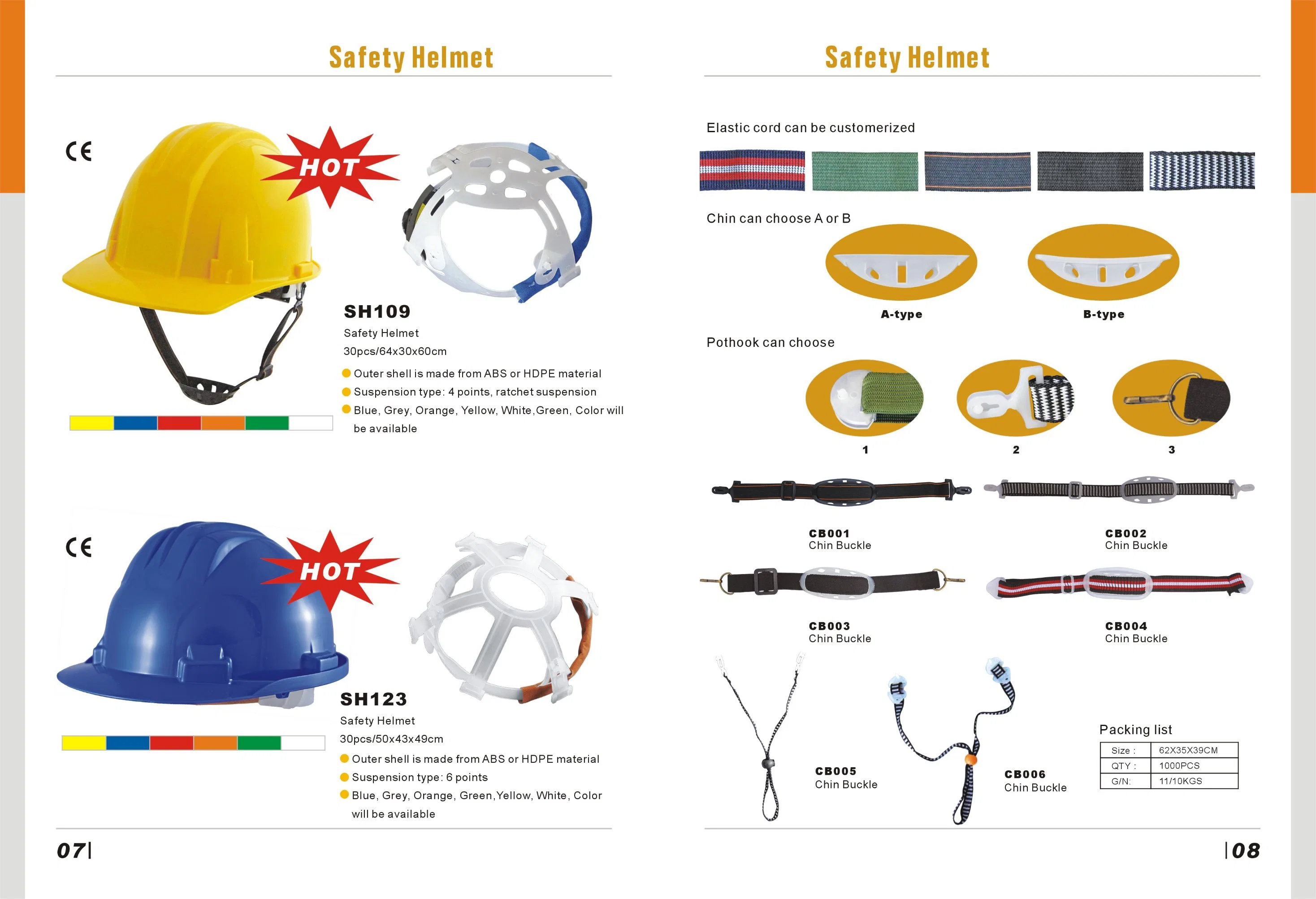 Ce casco de seguridad estándar de alta calidad