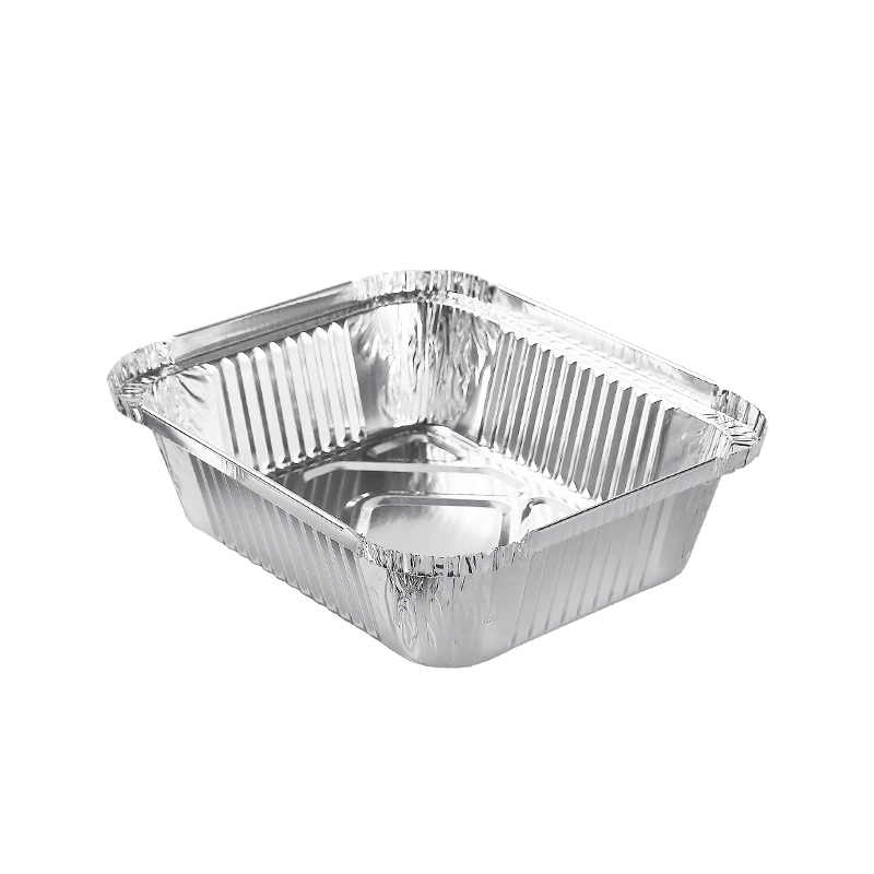 China Takeaway desechable Food Grade Aluminum Foil Container Precio desde Fábrica