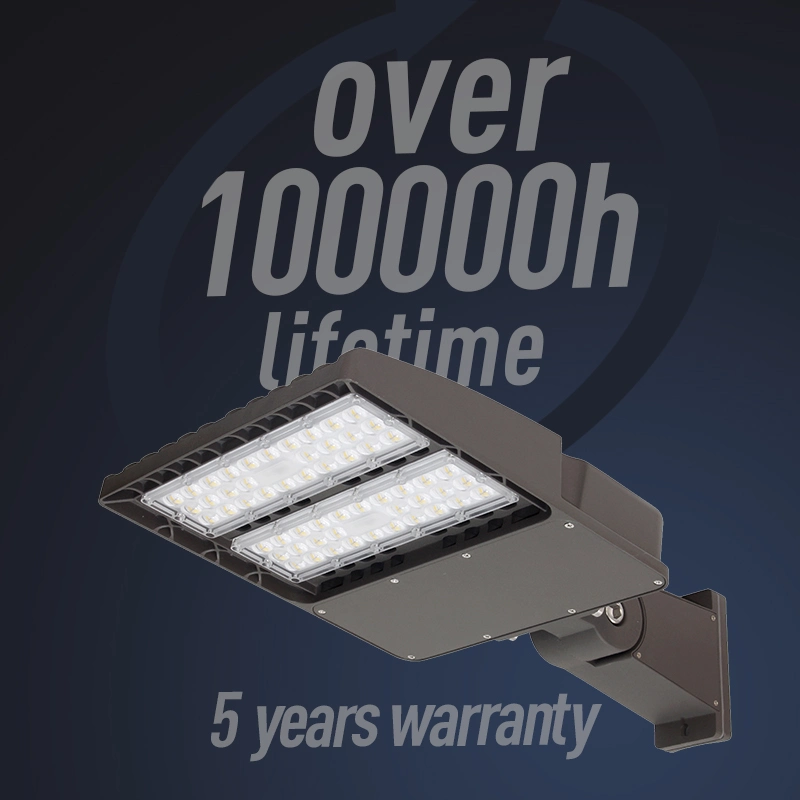 140lm/W alto lúmen Carregador giratório da caixa de sapato piscina IP65 Rua LED Light