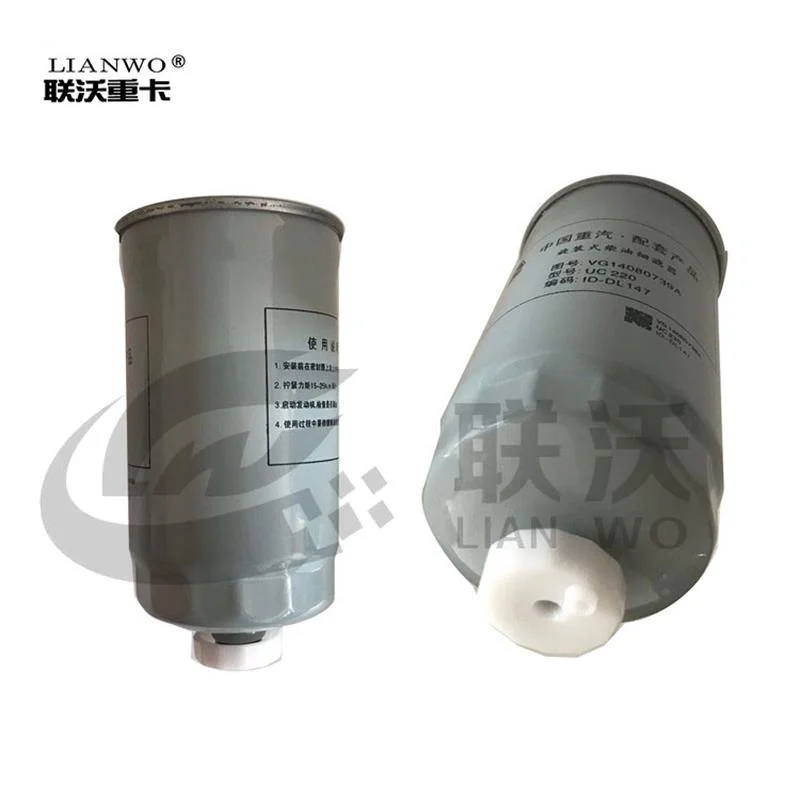 Engine Parts Sinotruk HOWO Spare Parts Fine Fuel Filter Vg14080739A