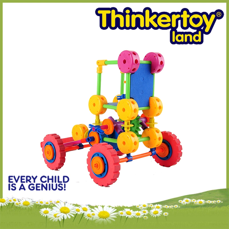 Plastic Puzzle Toy Car for Children Building Blocks