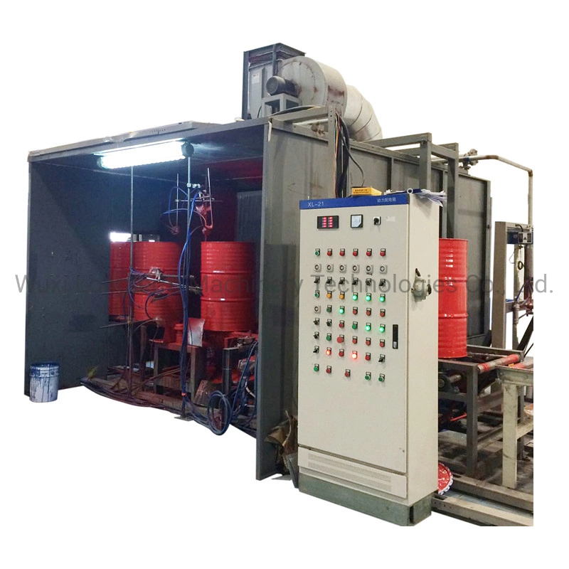 Steel Drum Spray Painting Machine with Painting Booth & Drying Oven