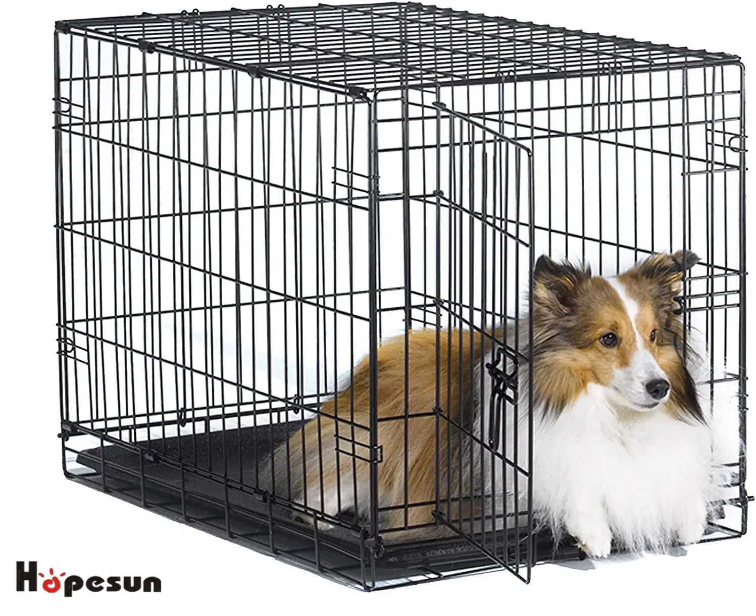 Pet Large Folding Wire Pet Cages for Large Dog Cat