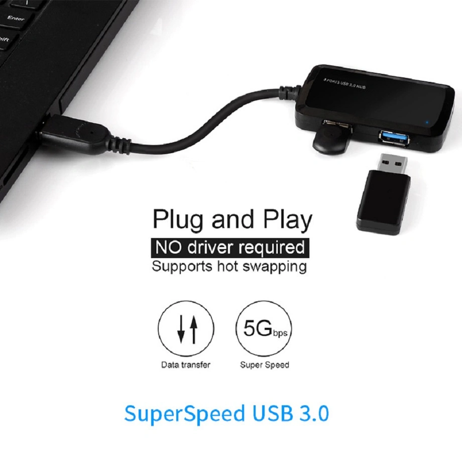 4-Port USB 3.0 Hub