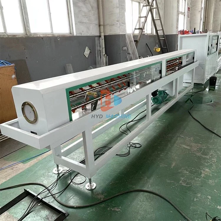 Plastic PVC, PPR, PE, HDPE, UPVC, CPVC Water Pipe Electric Hose Conduit Drain Pipe Production Extrusion Line Recycling Corrugated Tube Extruder Making Machine