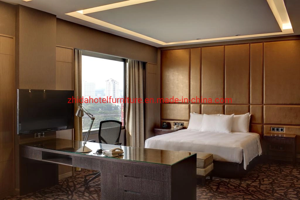Modern Hotel Bedroom Furniture Wooden Used Customized Size Hotel Room Furniture
