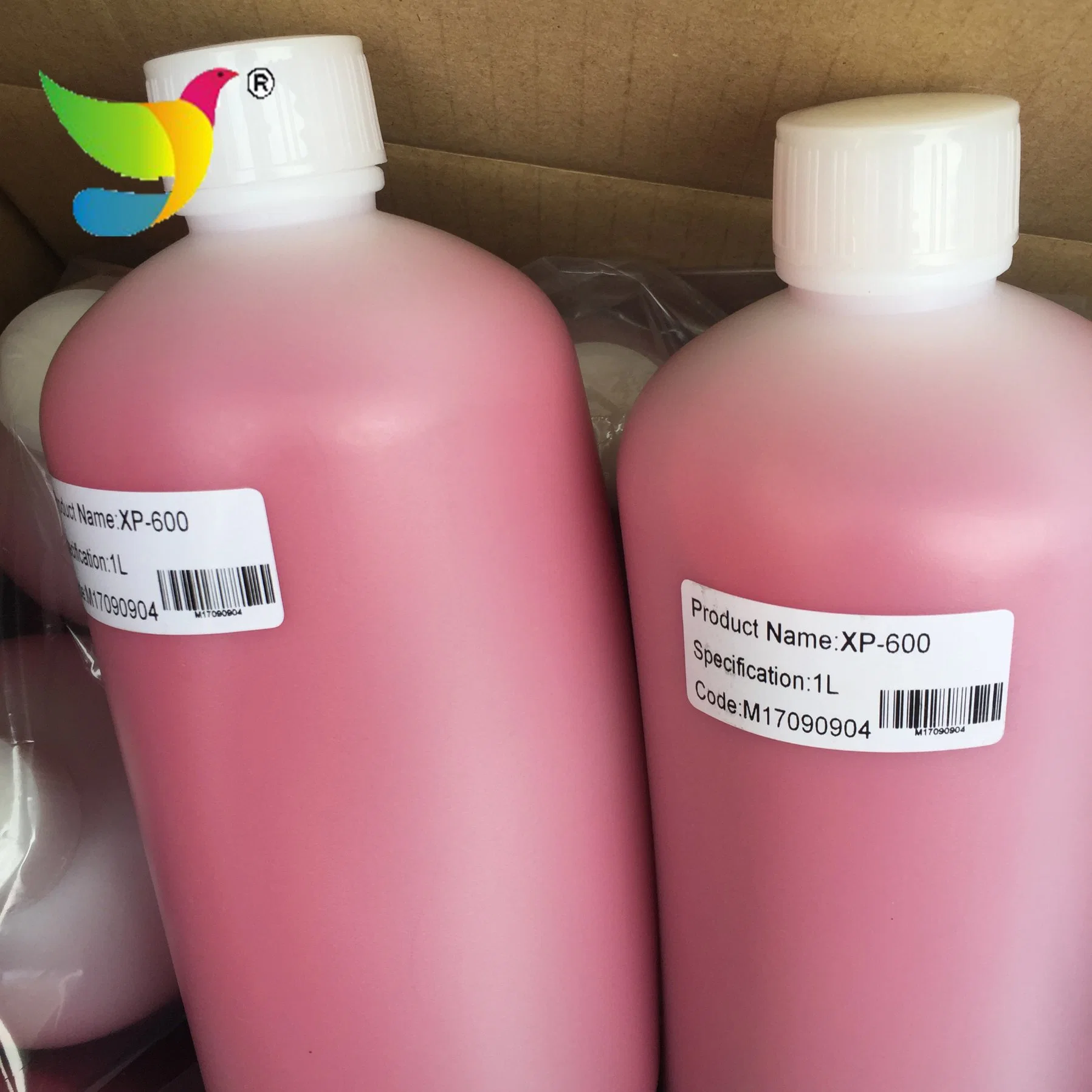 Tinta de fábrica XP600 Química de tintas de pigmento de la cabeza de la pintura de Vinilo adhesivo flexible PVC Pet la impresión de tinta para impresora digital Impresora de inyección de tinta fabricados en China