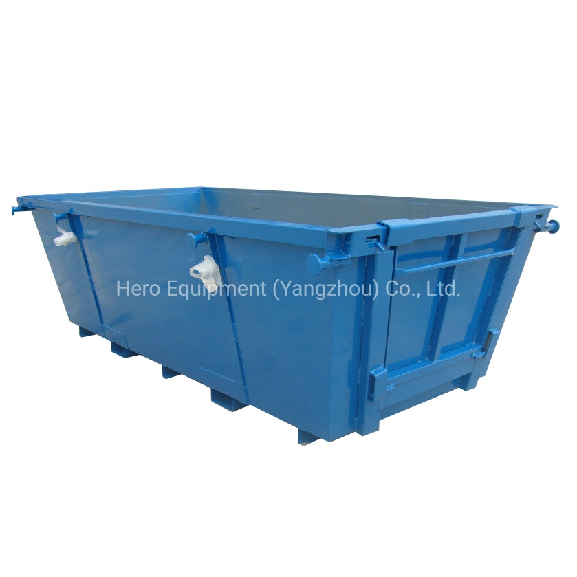 Large Metal Storage Skip Bins Container with Lids