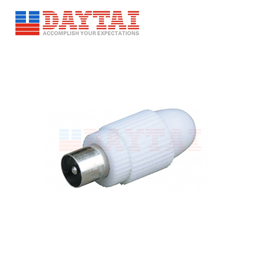 CATV TV IEC Conector macho para cable coaxial RG6