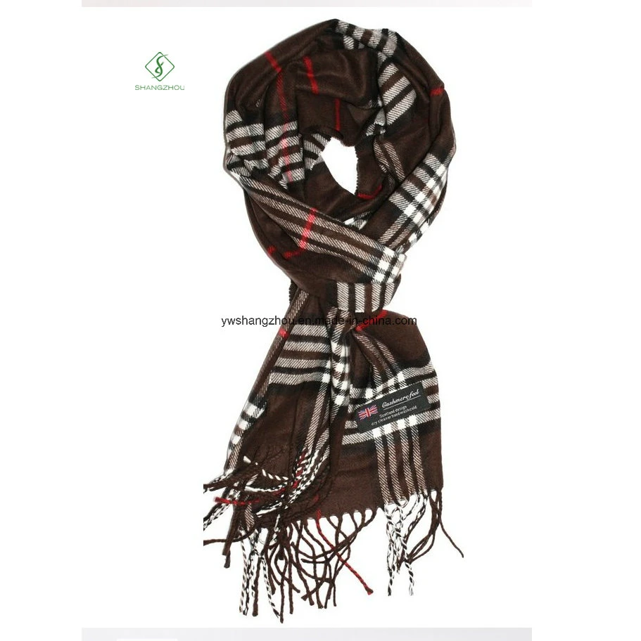 Hot Sell High Quality pashmina Plaid أزياء الرجال وشاح