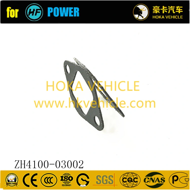 Original and Genuine Power Hf Engine Spare Parts Exhaust Pipe Gasket Zh4100-03002 for Engine for Cement Tanker Trailer