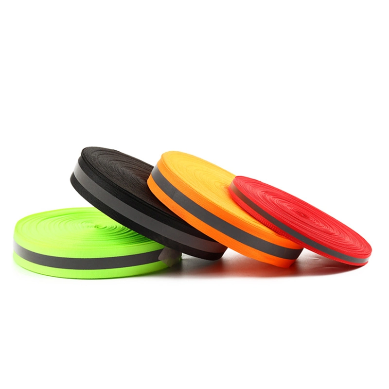 High Visibility 25mm Reflective Webbing Reflective Fabric Ribbon for Safety Garment