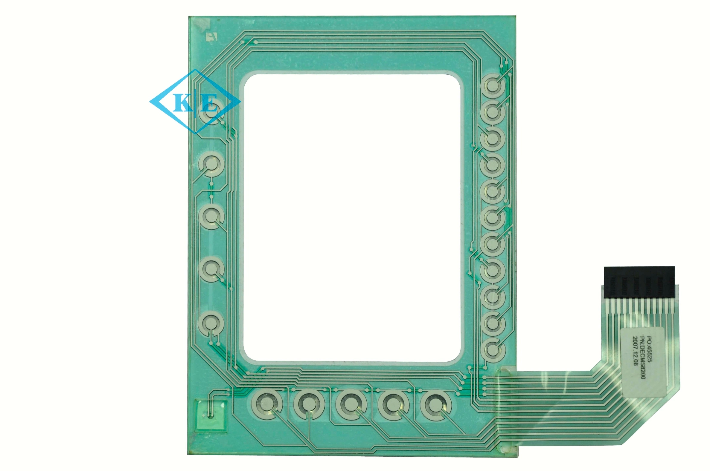 Panel de control de automoción Interruptor de membrana teclado