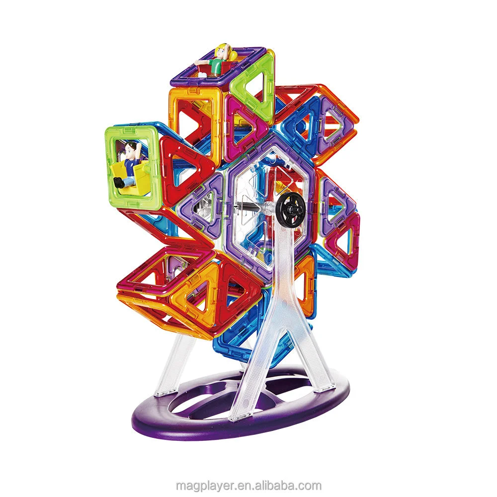 Magplayer Ferris Wheel Construction Set Magnetic Building Blocks Toys for Дети