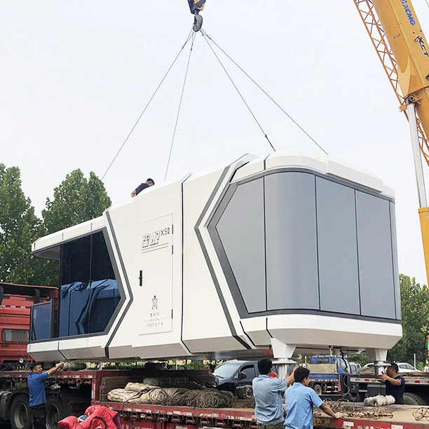 Modulaire Prefab portable Tiny Space Capsule Container House Villas Hôtel pour la décoration