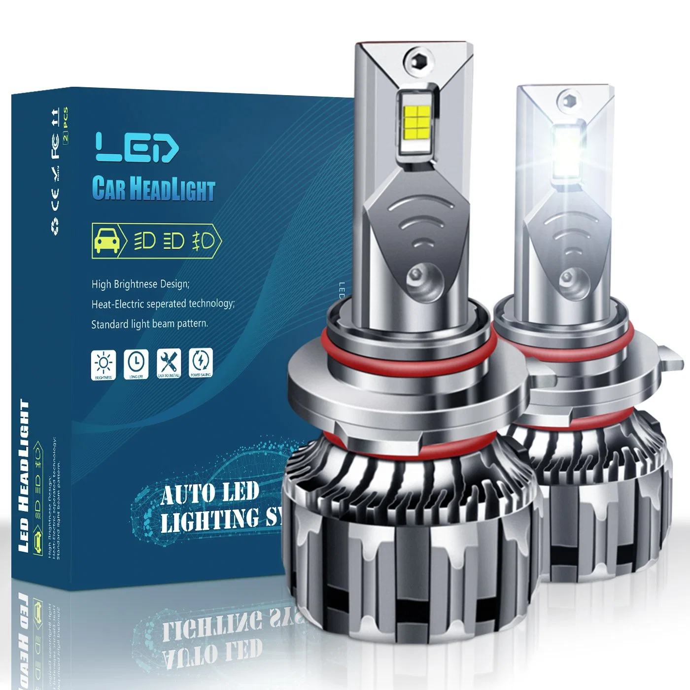 Discount M3 Auto Car 18000lm H1 H4 9004 H11 H7 9005 9006 LED Headlight Bulbs