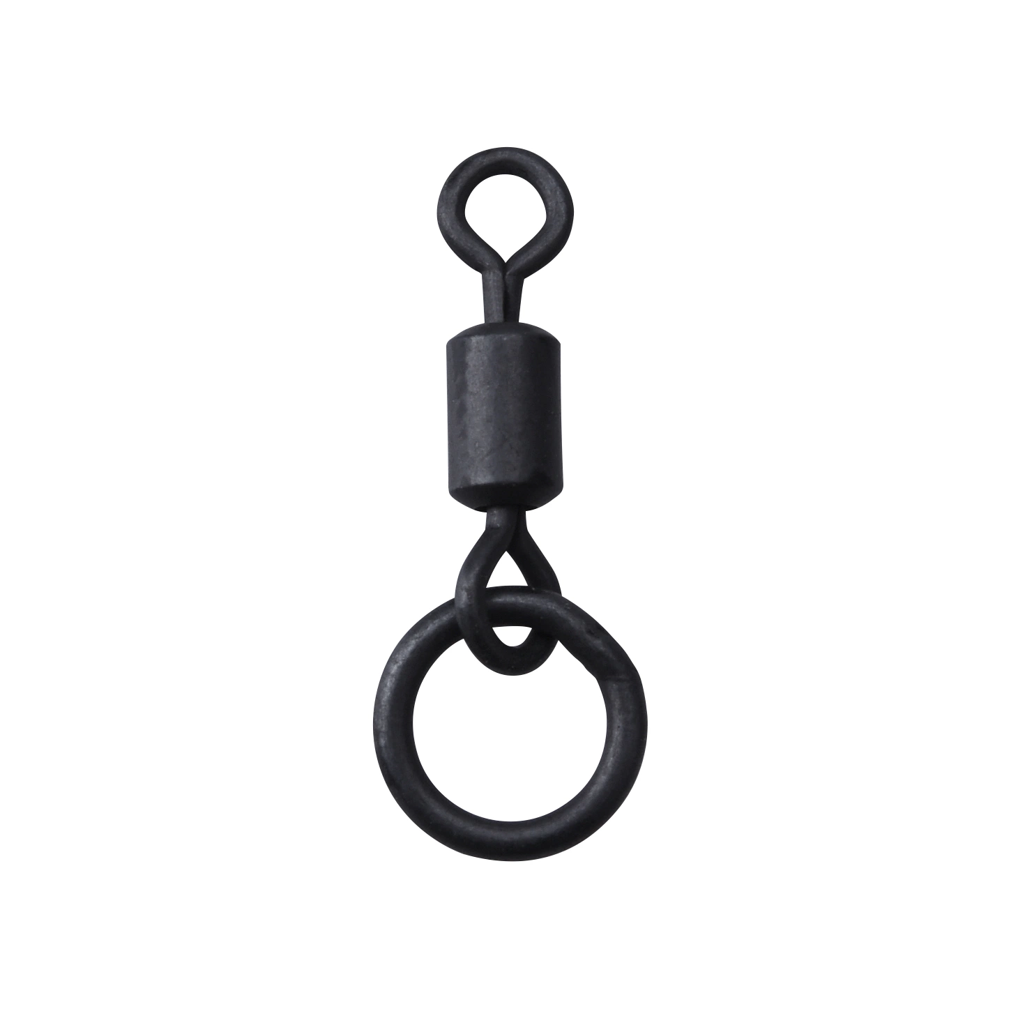 Long Body Rolling Swivel with Solid Ring Fishing Swivel
