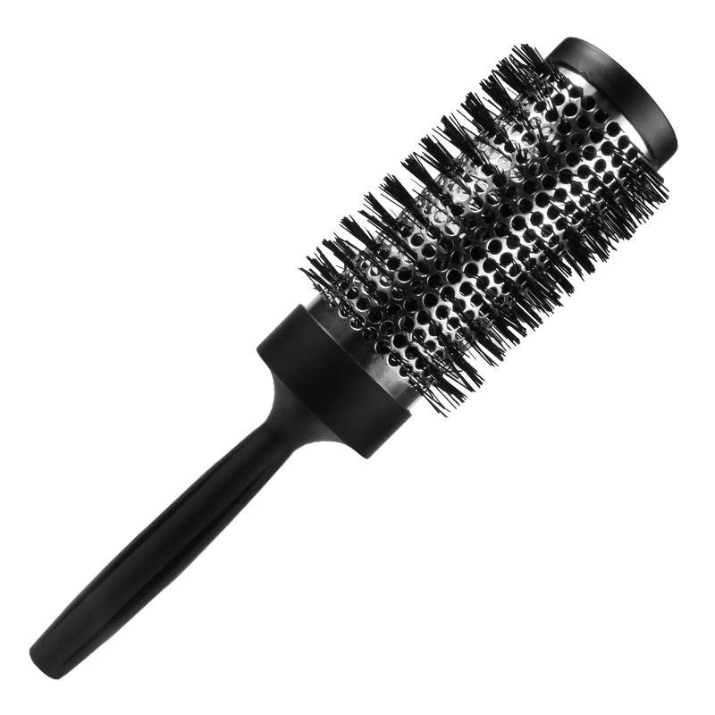 Kunststoff Professional Runde Salon Haar Styling-Tools Keramik Barrel Eber Haarbürste Aus Nylon-Borsten