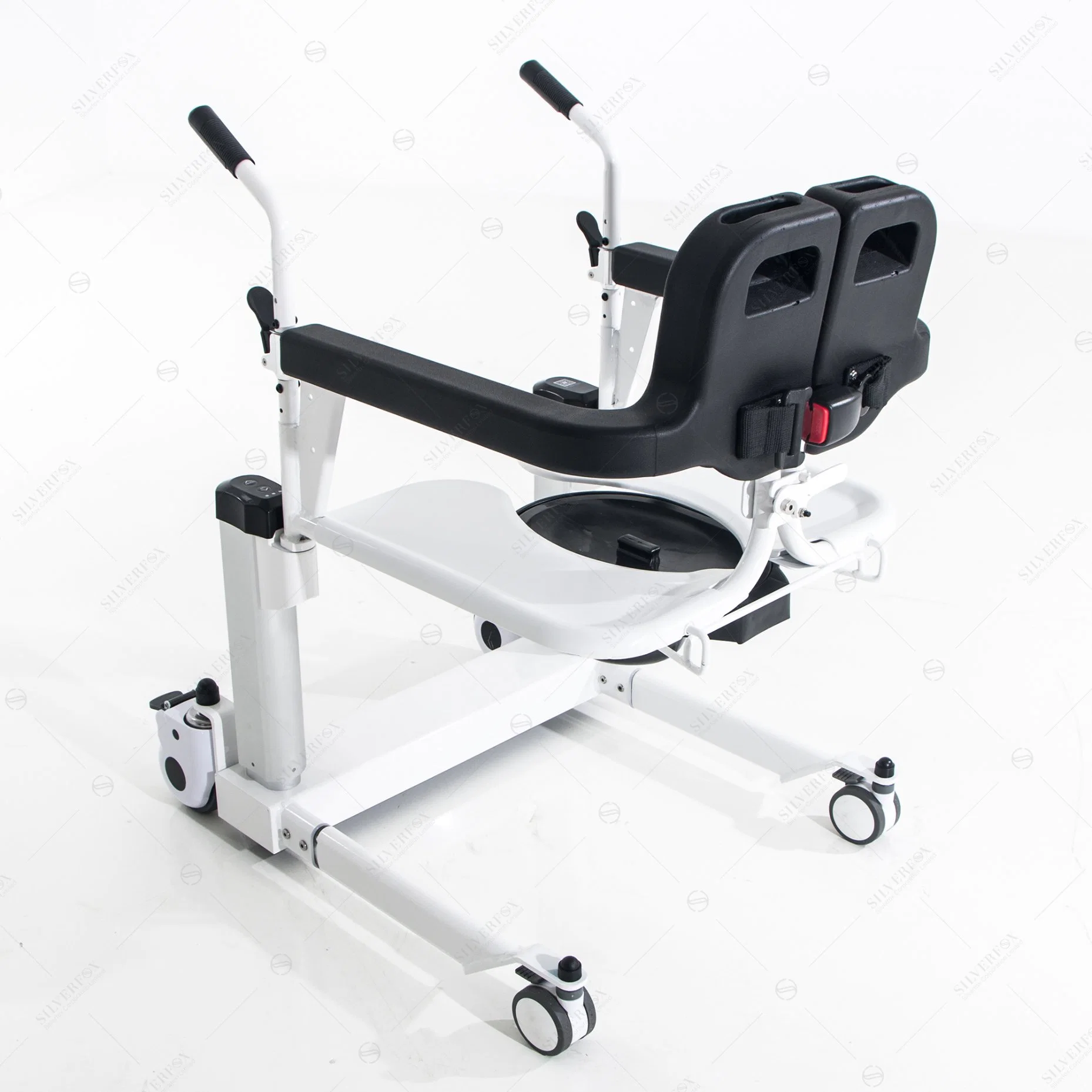 Medical Equipment Best Electric Disabled Commode Steel Toliet Wheelchair for The Senior