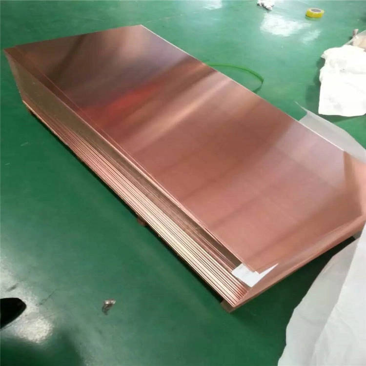 Factory Supply High quality/High cost performance 0.1mm 0.3mm 0.5mm 1mm 1.5mm 3mm 99.999% Purity Pure Red Copper Plate Sheet C12000 C11000 C12200 Copper Plate Sheet